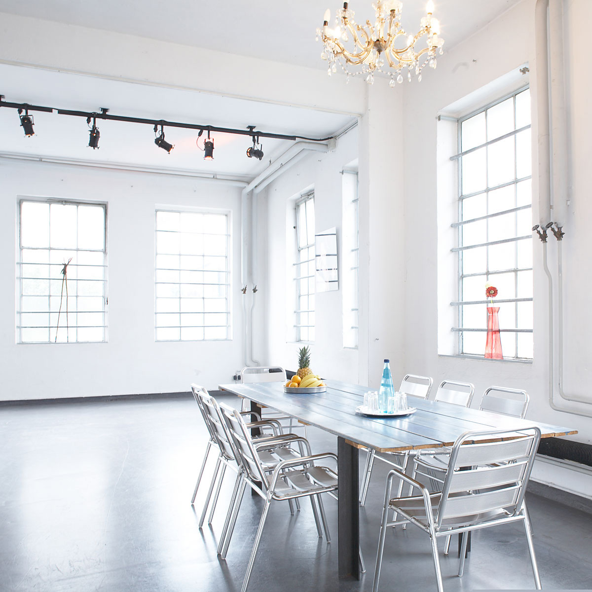 Ansicht Catering- und Make-Up Bereich